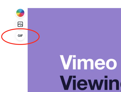 Como criar um gif no aplicativo do Vimeo para o Salesforce